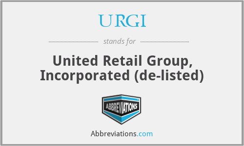 URGI - United Retail Group, Incorporated (de-listed)