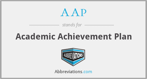 AAP - Academic Achievement Plan
