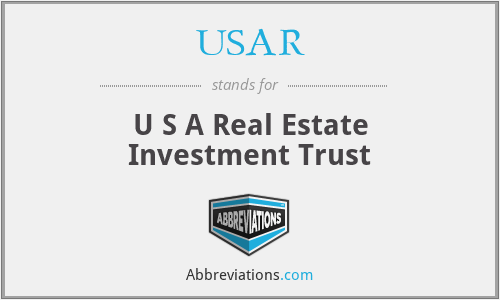 USAR - U S A Real Estate Investment Trust