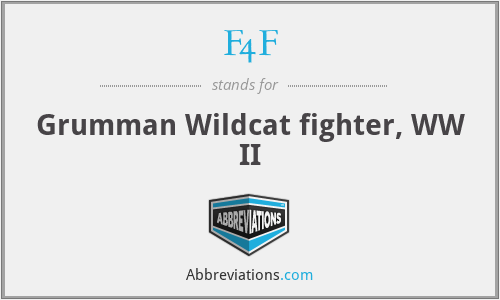 F4F - Grumman Wildcat fighter, WW II