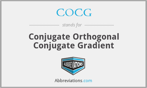 COCG - Conjugate Orthogonal Conjugate Gradient