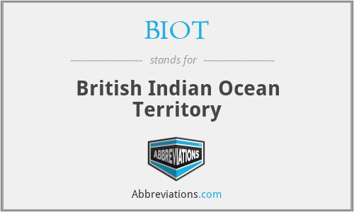 BIOT - British Indian Ocean Territory