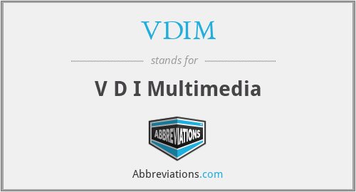 VDIM - V D I Multimedia