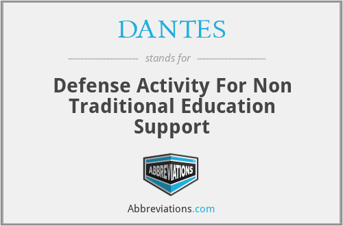 DANTES - Defense Activity For Non Traditional Education Support