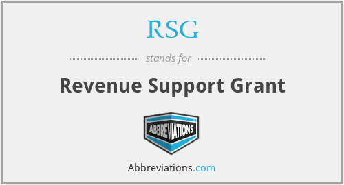 RSG - Revenue Support Grant