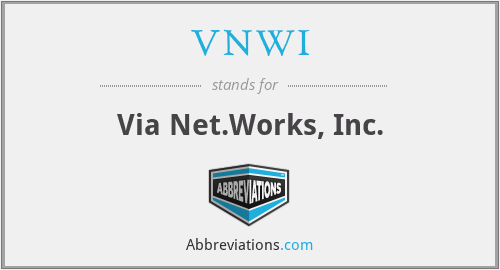 VNWI - Via Net.Works, Inc.