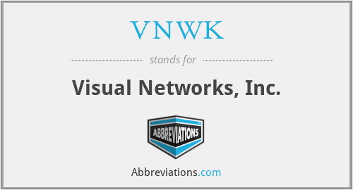 VNWK - Visual Networks, Inc.
