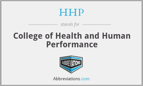 HHP - College of Health and Human Performance