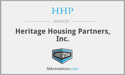 HHP - Heritage Housing Partners, Inc.