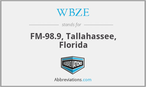 WBZE - FM-98.9, Tallahassee, Florida