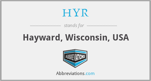 HYR - Hayward, Wisconsin, USA