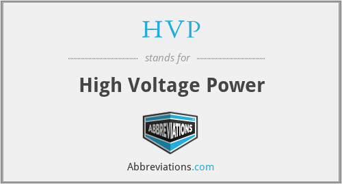 HVP - High Voltage Power