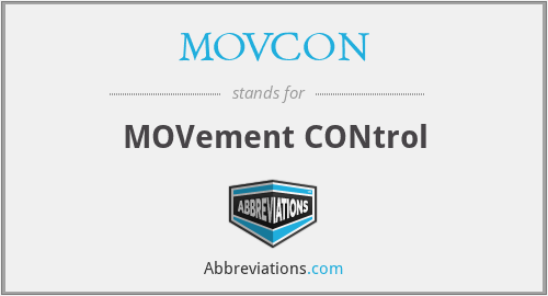 MOVCON - MOVement CONtrol