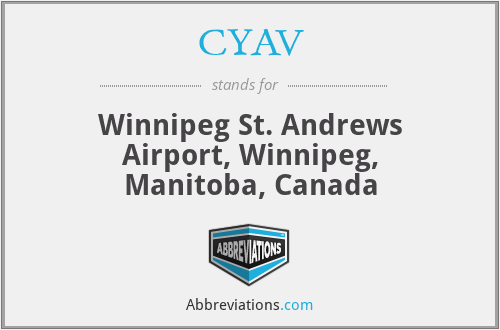 CYAV - Winnipeg St. Andrews Airport, Winnipeg, Manitoba, Canada