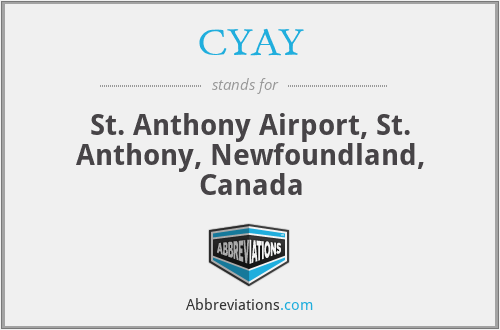 CYAY - St. Anthony Airport, St. Anthony, Newfoundland, Canada