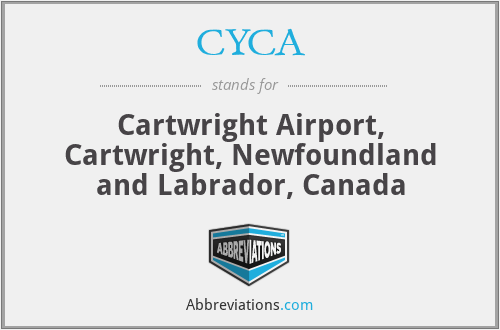CYCA - Cartwright Airport, Cartwright, Newfoundland and Labrador, Canada