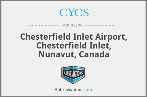 CYCS - Chesterfield Inlet Airport, Chesterfield Inlet, Nunavut, Canada