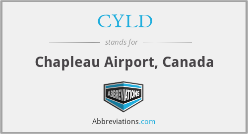 CYLD - Chapleau Airport, Canada