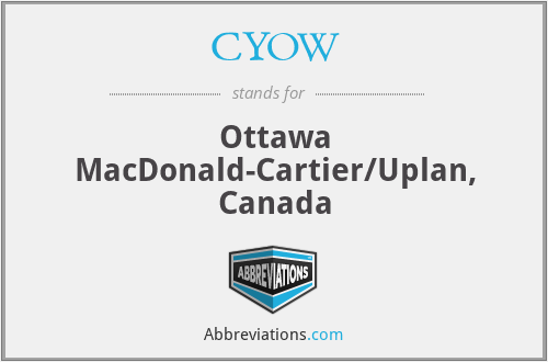CYOW - Ottawa MacDonald-Cartier/Uplan, Canada