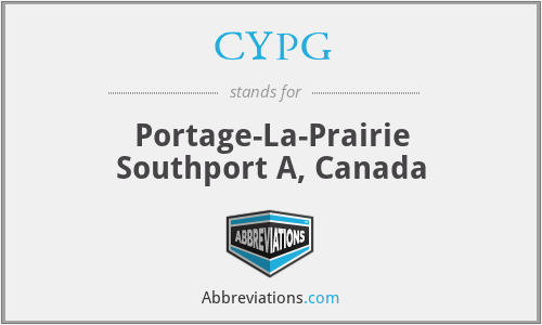 CYPG - Portage-La-Prairie Southport A, Canada