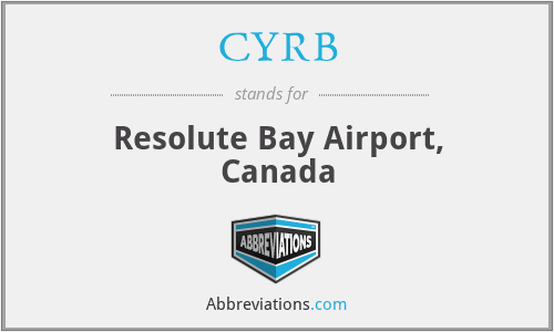 CYRB - Resolute Bay Airport, Canada