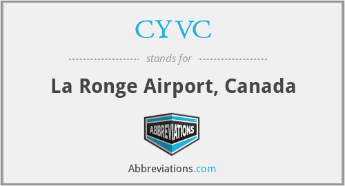 CYVC - La Ronge Airport, Canada