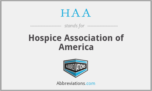 HAA - Hospice Association of America