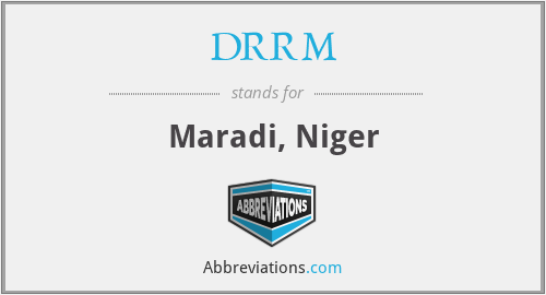 DRRM - Maradi, Niger