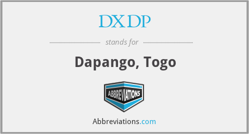 DXDP - Dapango, Togo