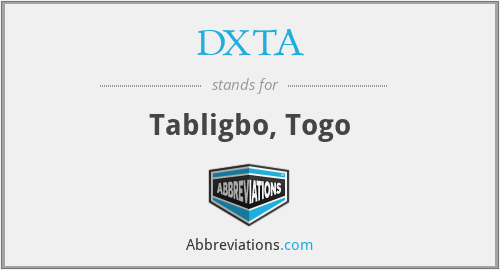 DXTA - Tabligbo, Togo