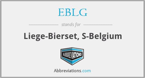 EBLG - Liege-Bierset, S-Belgium