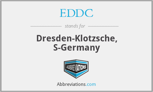 EDDC - Dresden-Klotzsche, S-Germany
