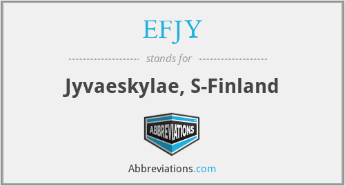 EFJY - Jyvaeskylae, S-Finland