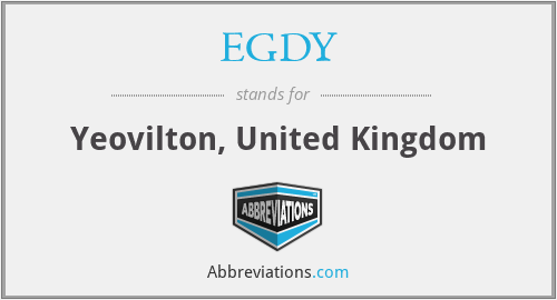 EGDY - Yeovilton, United Kingdom