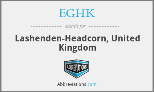 EGHK - Lashenden-Headcorn, United Kingdom