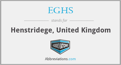 EGHS - Henstridege, United Kingdom