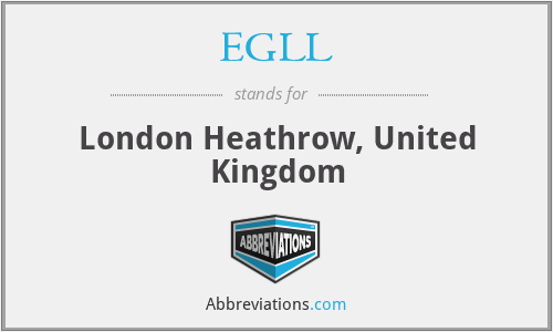 EGLL - London Heathrow, United Kingdom
