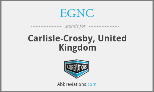 EGNC - Carlisle-Crosby, United Kingdom