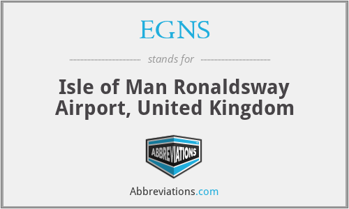 EGNS - Isle of Man Ronaldsway Airport, United Kingdom