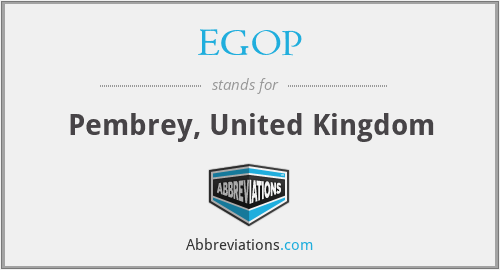 EGOP - Pembrey, United Kingdom