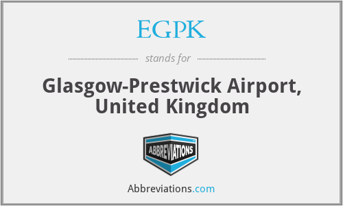 EGPK - Glasgow-Prestwick Airport, United Kingdom