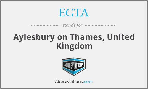 EGTA - Aylesbury on Thames, United Kingdom