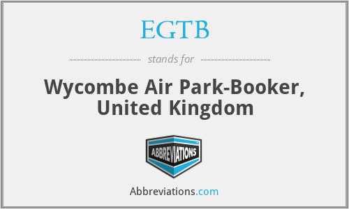 EGTB - Wycombe Air Park-Booker, United Kingdom