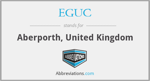 EGUC - Aberporth, United Kingdom