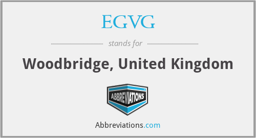 EGVG - Woodbridge, United Kingdom