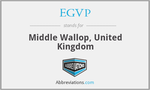 EGVP - Middle Wallop, United Kingdom