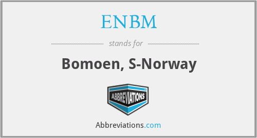 ENBM - Bomoen, S-Norway