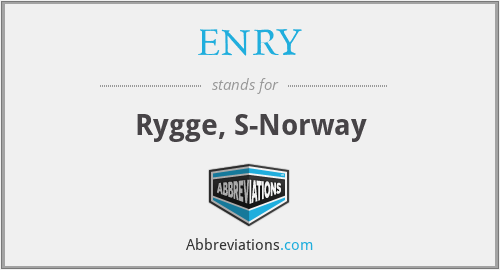 ENRY - Rygge, S-Norway