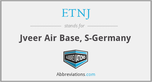 ETNJ - Jveer Air Base, S-Germany