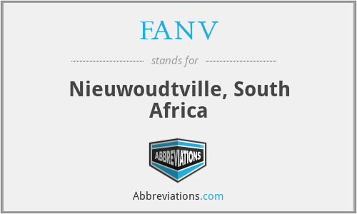 FANV - Nieuwoudtville, South Africa